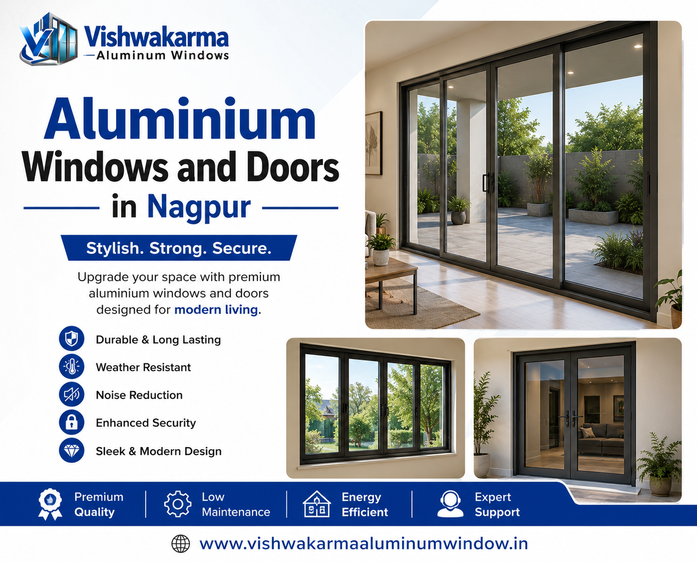 Aluminium Windows and Doors in Nagpur